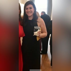 Pretty little thing long black dress